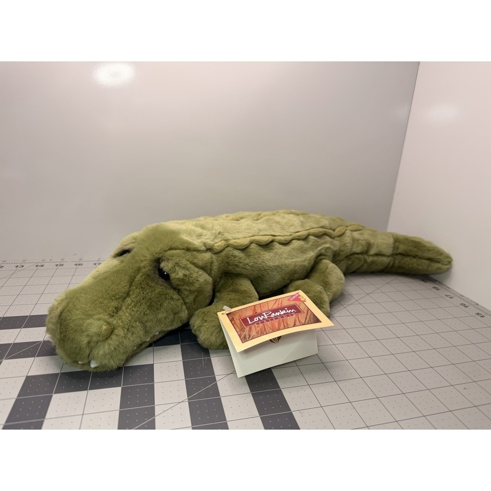 Vintage Lou Rankin Friends Everglade Alligator Plush Green Stuffed Animal NWT⁠